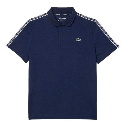 Front - Lacoste Mens Pique Ultra Dry Tennis Polo Shirt