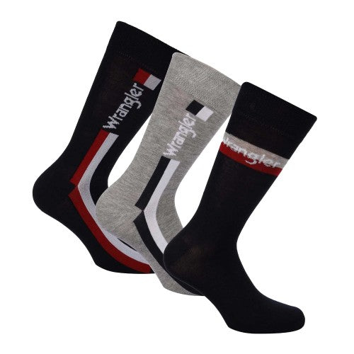 Front - Wrangler Unisex Adult Socks (Pack of 3)