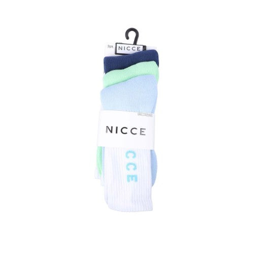 Front - Nicce Mens Brierfield Sports Crew Socks (Pack of 3)
