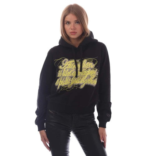 Front - Diesel Womens/Ladies F-Reggy Hoodie