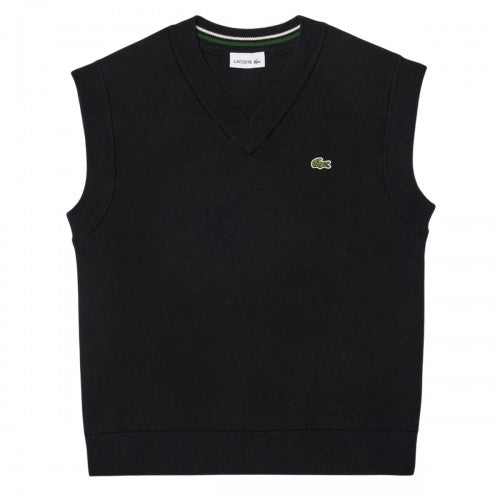 Front - Lacoste Childrens/Kids Sweater Vest