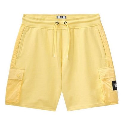 Front - Weekend Offender Mens Pink Sands Overlay Shorts