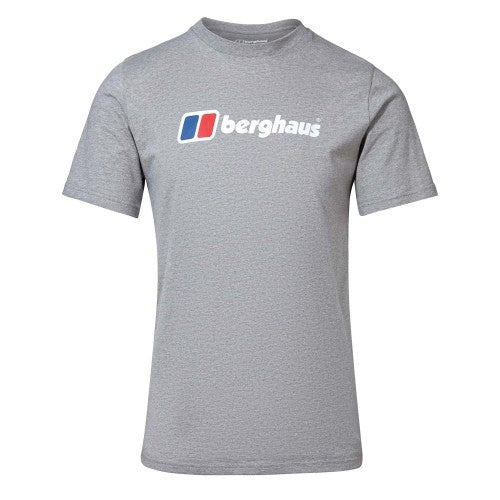 Front - Berghaus Mens Logo Organic Classic T-Shirt