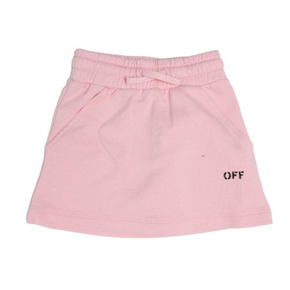 Front - Off White Girls Off Stamp Skirt