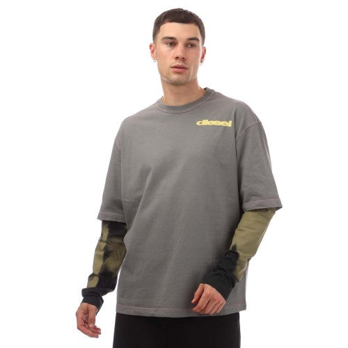 Front - Diesel Mens T-Wesher-N3 T-Shirt