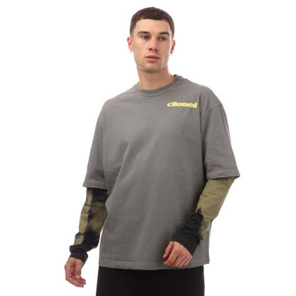 Front - Diesel Mens T-Wesher-N3 T-Shirt