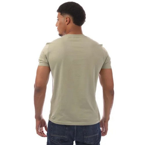 Front - Hugo Mens Dero222 Logo T-Shirt