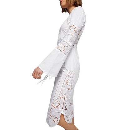 Front - Boss Womens/Ladies Danouk Broderie Trim Dress