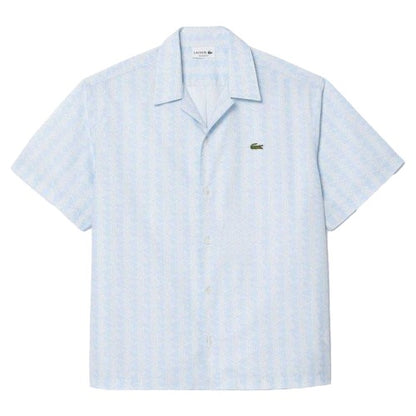 Front - Lacoste Mens Relaxed Fit Short-Sleeved Shirt