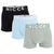 Front - Nicce Mens Jayden Boxer Shorts (Pack of 3)