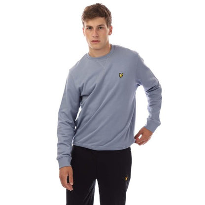 Front - Lyle & Scott Mens Tartan Heritage Graphic Sweatshirt