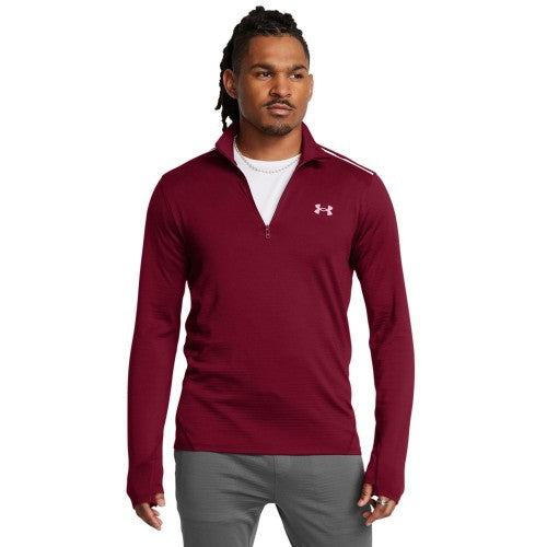 Front - Under Armour Mens Vanish Cold Weather Quarter Zip Training Top