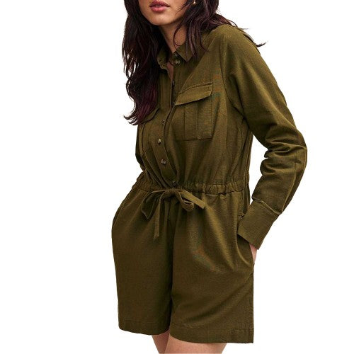 Front - Nobody´s Child Womens/Ladies Miranda Utility Pocket Playsuit