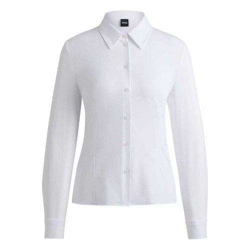 Front - Boss Womens/Ladies Boanna Extra-Slim Blouse