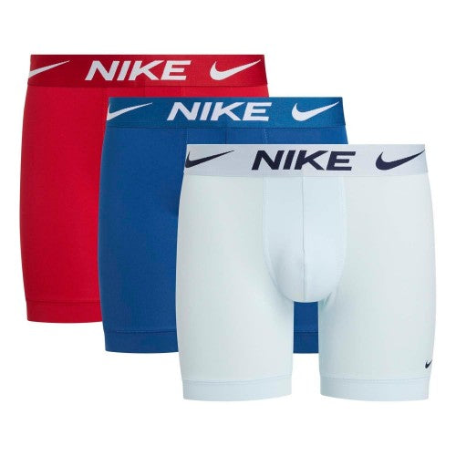 Front - Nike Mens Essential Micro Dri-FIT Boxer Shorts (Pack of 3)