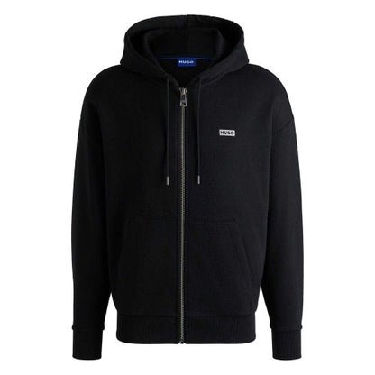 Front - Hugo Mens Nardimez Logo Full Zip Hoodie