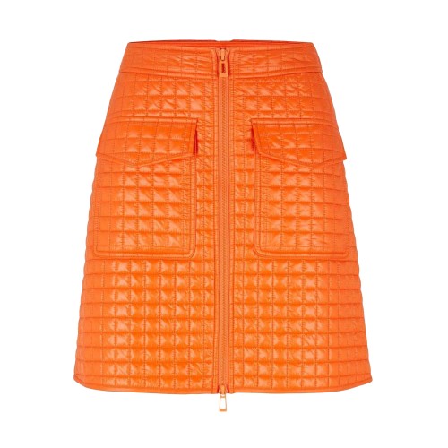 Front - Hugo Womens/Ladies Radoje-1 Quilted Mini Skirt