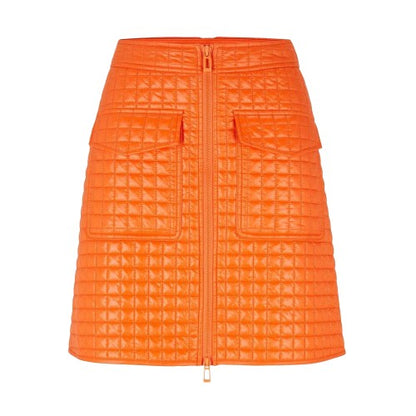 Front - Hugo Womens/Ladies Radoje-1 Quilted Mini Skirt