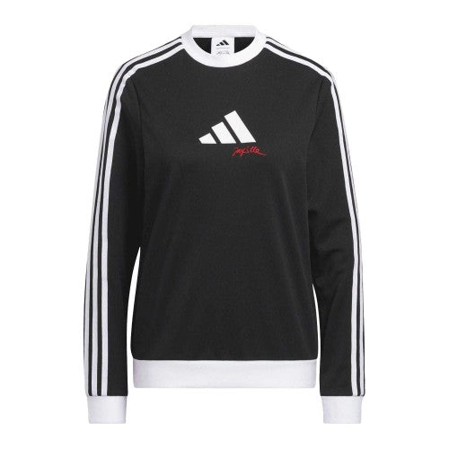 Front - Adidas Womens/Ladies Long-Sleeved Golf Sweatshirt