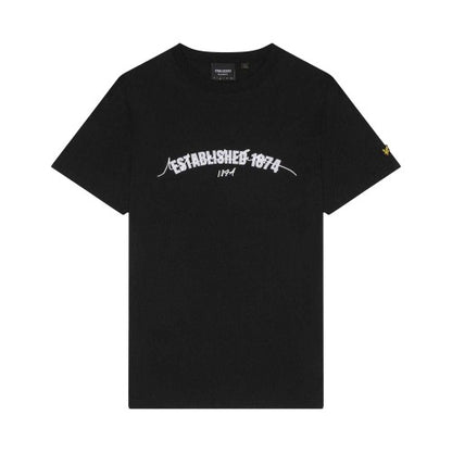 Front - Lyle & Scott Mens Established 1874 Graphic T-Shirt