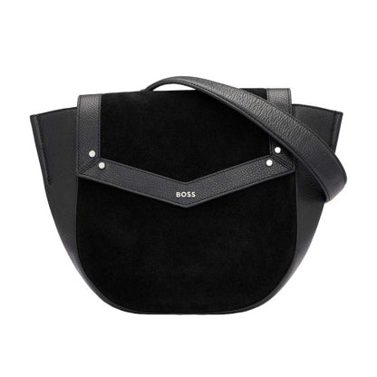 Front - Boss Ivy Leather Handbag