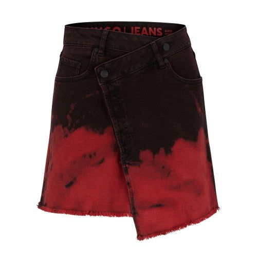 Front - Hugo Womens/Ladies Giowanna Leather Mini Skirt