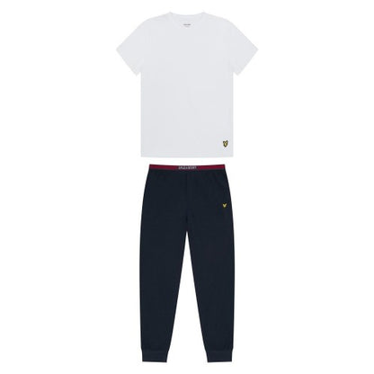 Front - Lyle & Scott Boys Long Pyjama Set