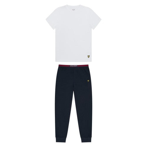 Front - Lyle & Scott Boys Long Pyjama Set