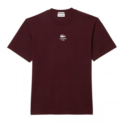 Front - Lacoste Unisex Adult Signature Cotton T-Shirt