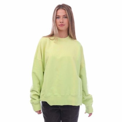 Front - Off-White Womens/Ladies Laundry Over Crew Neck Sweatshirt