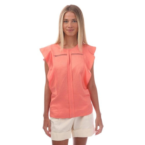 Front - Boss Womens/Ladies Bileina Flutter Blouse