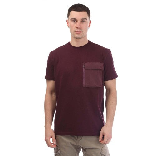 Front - Weekend Offender Mens Takaji Parachute Pocket T-Shirt