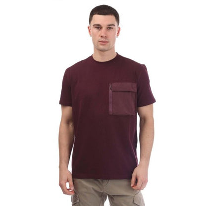 Front - Weekend Offender Mens Takaji Parachute Pocket T-Shirt