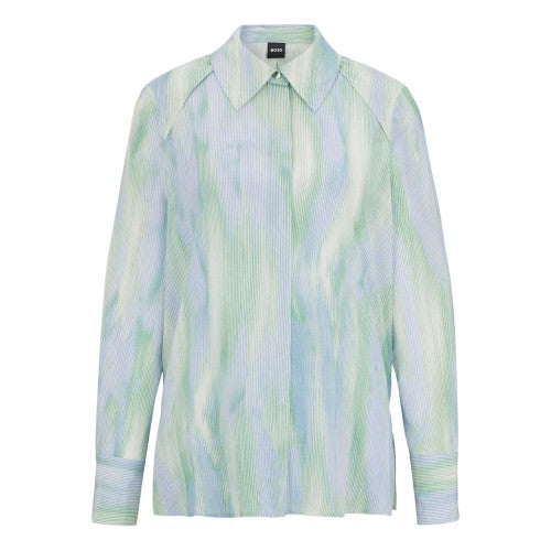 Front - Boss Womens/Ladies Bacie Silk Blouse