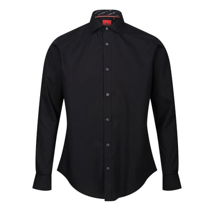 Front - Luke 1977 Mens Triple Crown Long-Sleeved Snooker Shirt