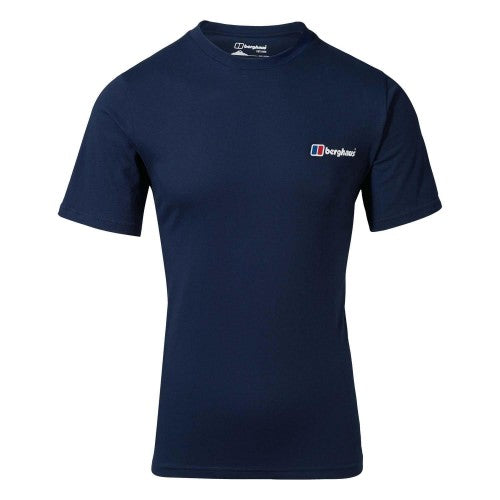 Front - Berghaus Mens Logo Organic Classic T-Shirt