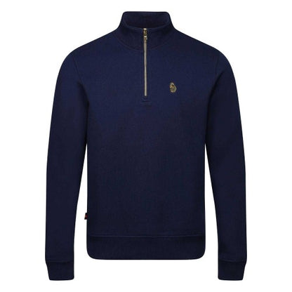 Front - Luke 1977 Mens Higgs 2 Quarter Zip Sweatshirt