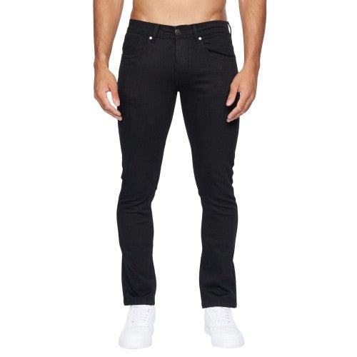 Front - Crosshatch Mens Buraca Slim Jeans