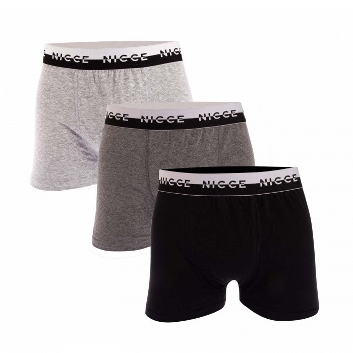 Front - Nicce Mens Corgan Boxer Shorts (Pack of 3)