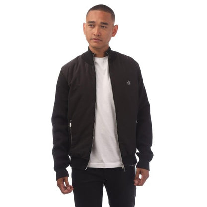 Front - Hugo Boss Mens C-Darmando Monogram Badge Jacket