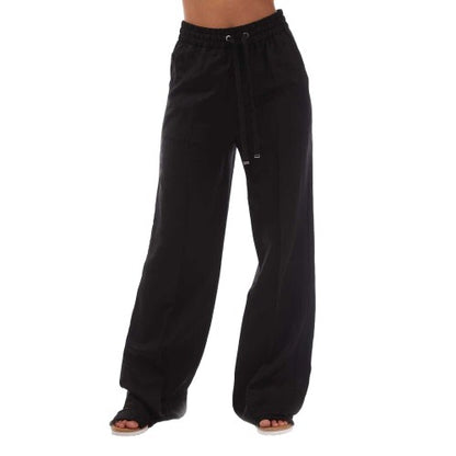 Front - Boss Womens/Ladies Tabuta Relaxed Fit Trousers