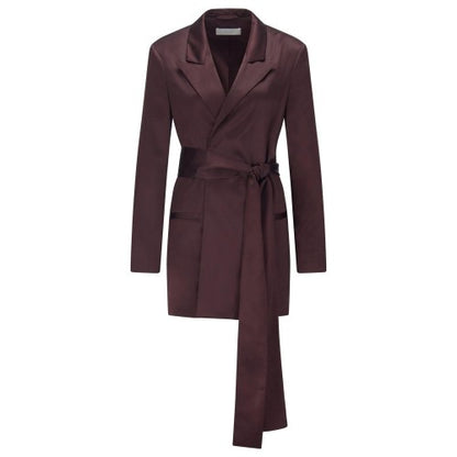 Front - Boss Womens/Ladies Jishina Satin Wrap Blazer