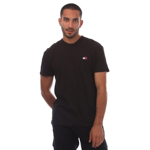 Front - Tommy Jeans Mens Tonal Badge T-Shirt