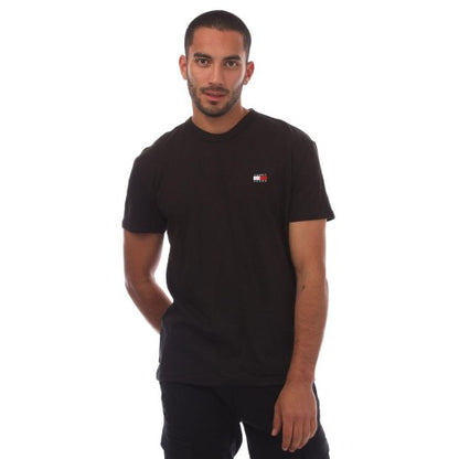 Front - Tommy Jeans Mens Tonal Badge T-Shirt