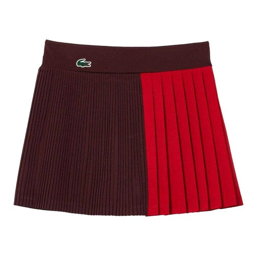 Front - Lacoste Womens/Ladies Ultra Dry Tennis Skirt