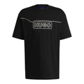 Front - Hugo Mens Noideryo Logo Stitch Detail T-Shirt
