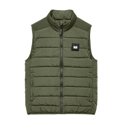 Front - Weekend Offender Mens Gacha Padded Gilet