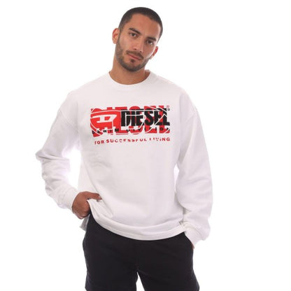 Front - Diesel Mens S-Baxt-N1 Sweatshirt