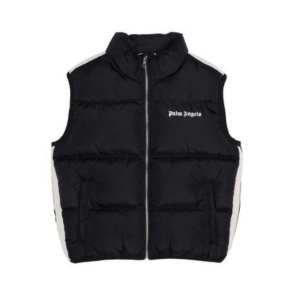 Front - Palm Angels Childrens/Kids Logo Padded Gilet