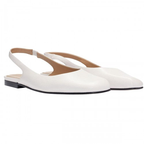Front - Boss Womens/Ladies Leather Ballet Flats